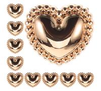 Gatuida Boutons Métalliques Vintage à Coudre pour Manteau Lot de 10 Pièces 15 Mm Dorés Style Rétro Boutons de Remplacement pour Vêtements, Vestes et Costumes, pour Loisirs Créatifs