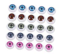 Gatuida Boutons Yeux Demi-Cercles Mixtes 50 Pcs Boutons Œil à Coudre pour Poupées Accessoires DIY Couture et Loisirs Créatifs pour Réparation et Décoration Couleur Couleur Aléatoire