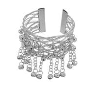 Gatuida Bracel Bras Pour Danseuses Orientales Bijou Métal Avec Clochettes Accessoire De Danse Festival Ajustable Pour Femmes