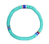 Gatuida Bracelet Couple Argile Polymère Bracelet Main Extensible Design Bohème Doux Et Étanche Cadeau Amitié Femmes Bleu