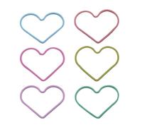 Gatuida Bracelet Cœur 24 Pièces Créatif en Silicone pour Petites Filles