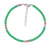 Gatuida Bracelet De Cheville Bohème En Argile Polymère Multicolore Ajustable Pour Femme Plage Été Résistant à L’eau