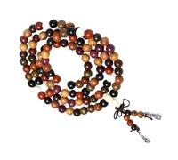 Gatuida Bracelet de Perles Bouddha 108 Perles en Bois de Santal 6/8Mm pour Couples Unisexe Design Créatif pour Offrir Utilisation