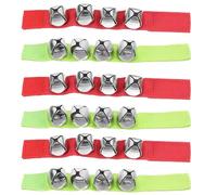 Gatuida Bracelets de Noël Clochettes et Hochets 24 Pièces Taille Ajustable pour Poignets et Chevilles Accessoires Festifs pour Fêtes et Activités Éducatives