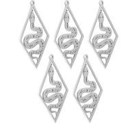 Gatuida Breloques Boucles Oreilles Serpent Vintage 5pcs Métal Durable DIY Pendentifs Charms Accessoires Bijoux Artisanat