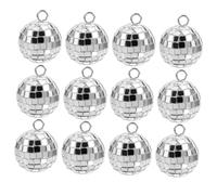 Gatuida Breloques Boule Disco Vintage 70's En Lot De 20, Pendentifs Acryliques Suspendus, Accessoires Diy Pour Porte-clés, Bijoux Fantaisie, Création Personnalisée