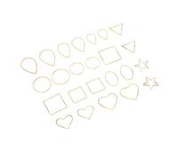 Gatuida Breloques Géométriques Diy Pour Filles, 22 Pcs Multicolores, Légères Et Solide, Accessoires De Fabrication De Bijoux Faits Main, Loisirs Créatifs, Présents Artisanaux, Usage Quotidien