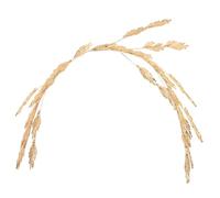 Gatuida Bridal Leaf Crown Headband Adjustable Alloy Wedding Tiara For Bride Prom Birthday Party Hair Accessory Elegant Metal Leaf Design