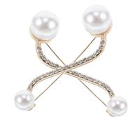 Gatuida Broche Féminine Broches Décoratives Cristaux Ajustable pour Taille Broche à Pull et Pantalon 2 Pièces Usage Quotidien Fêtes Cérémonies Élégante