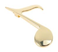 Gatuida Broche Minimaliste de Note de Musique Plaquée Or pour Femme et Homme Badge Musical Accessoire Élégant Broche Solide en pour Veste Paquet Chapeau Foulard 1 Pièce