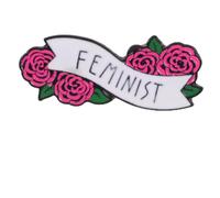 Gatuida Broche Rose Créative Lettre Féministe Stylée Épingle Décorative pour et Accessoire Mode