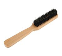 Gatuida Brosse à Barbe Poils de Sanglier Doux avec Manche Bois Brosse de Voyage Portable pour Soins et Nettoyage Barbe des Hommes
