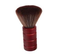 Gatuida Brosse à Épousseter Cou De Barbier Outil De Nettoyage Doux Pour Cheveux Fournitures De Coiffure Pour Salon Manche Bois