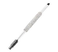 Gatuida Brosse à Sourcils Double Manche avec Tête Plate et Inclinée pour Séparer et Définir les Sourcils Outil de Maquillage Polyvalent et Portable