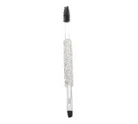 Gatuida Brosse à Sourcils Double Manche Tête Plate Inclinée Pinceau Correcteur Outil Maquillage Portable Sépare Cils Sourcils sans Effort