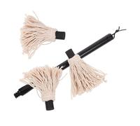 Gatuida Brosse Barbecue à Badigeonner avec Manche Bois et Têtes de Rechange Balai à Sauce pour Gril et Rôtissage Brosse à Huile BBQ et Pratique pour Marinade et Cuisson