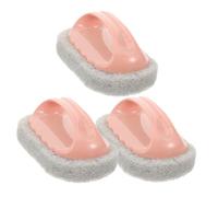 Gatuida Brosse Cuisine Compacte Manche en PP et Tampon à Récurer, Lot de 3 Pièces pour Nettoyage Domestique la Maison