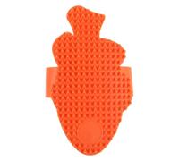 Gatuida Brosse de toilettage pour chat en forme de poisson avec sangle ajustable, peigne à gratter d'angle pour chien, outil de massage et de toilettage pour chatons et chiots à poils longs et