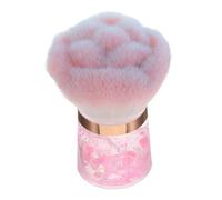 Gatuida Brosse Dépoussiératrice Pour Ongles Outil De Nettoyage Pour Nail Art Pinceau à Poussière Pour Maquillage Forme De Fleur Élégante Nettoyage