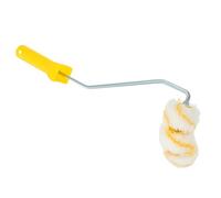 Gatuida Brosse Peinture pour Tuyaux Ergonomique Anti-perte Poils Arc Courbé pour Surfaces Cylindriques et Courbes Recharge pour Peintre Professionnel et Amateur