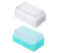 Gatuida Brosse Sensorielle Tactile 2 Pièces Blanc et Vert Brosse de Bain Bébé Réutilisable en Plastique et Éponge Outil de Massage par Pression Profonde pour Stimulation Sensorielle et