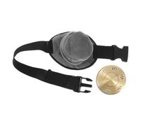 Gatuida Brûleur de Moxibustion en Cuivre avec Sangles Réglables Boîte à Rouleaux de Moxa Portable sans Fumée Housse en Tissu Gris Appareil de Massage par Thermothérapie pour Usage