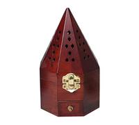 Gatuida Brûleur Dencens Sculpté Style Ancien Porte Décoratif et Portable Cendrier pour Bureau et Maison Cadeau Élégant pour Yoga et Sauna