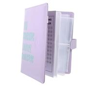 Gatuida Budget Binder Marque Pages Enveloppes Pastel Organisateur de Budget avec Transparente et Autocollants Carnet Étanche pour Cash et Dépenses