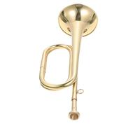 Gatuida Bugle Cuivre Doré pour Orchestre Scolaire Instrument à Vent Facile à Jouer et Portable