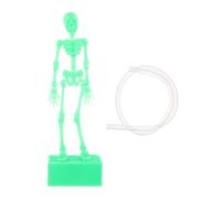 Gatuida Bulleur d'aquarium Squelette Dansant, Articulation Flexible, | Squelette lumineux, fixation par ventouse sécurisée, ajoute une touche mystérieuse à votre aquarium pour la décoration