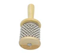 Gatuida Cabasa Bois Instrument de Percussion Léger et Facile à Utiliser Outil Pédagogique Préscolaire pour Garçon Fille Rythmique pour Accompagnement Musical et Thérapie Sonore