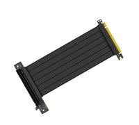 Gatuida Câble D'extension Pci 20 Cm Noir en Cuivre Transmission Stable et Prévention du Desserrage pour Cartes Graphiques, Rallonge pour Montage Informatique
