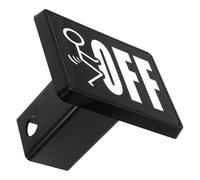 Gatuida Cache-attelage de Remorque Blanc, Accessoire Automobile de Protection pour Crochet de Remorquage, Capuchon de Rechange Solide, Compatible Camions et Camping, Protège Poussière