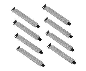 Gatuida Cache Fente Pci Métallique Noir avec Vis, Lot De 8 Plaques D’Obturation Pc Bureau, Protection Poussière pour Emplacement Pci Vide, Accessoire Boîtier Informatique Compact