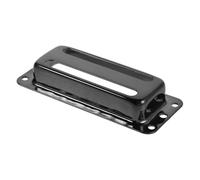 Gatuida Cache-micros pour guitare électrique à double bobinage Hot Rail | Capuchon de protection en métal pour micro humbucker, mini-capot pour guitares rock modernes, noir