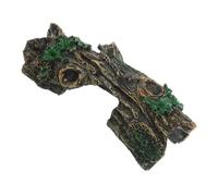 Gatuida Cachette pour Reptiles Grotte en Résine Décoration d'Aquarium Abri pour Serpents Installation Facile Accessoire pour Lézards et Geckos Solide et Réutilisable XXL