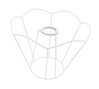 Gatuida Cadre Fer pour Abat-jour DIY Structure Robuste Compatible Anneau de Fixation Abat-jour Rond et Carré pour Lampe de Table et Suspension Montage Facile