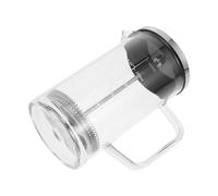 Gatuida Cafetière à Piston Verre Épais avec Graduation Cafetière Manuelle Familiale pour Infusion Café et Thé Résistant Chaleur Design Transparent Pratique