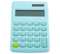 Gatuida Calculatrice de Poche Portable Petite Calculatrice Arc-Ciel Double Alimentation Solaire et Batterie Design Candy Color pour Étudiants