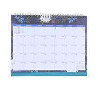 Gatuida Calendrier de bureau de petite taille, calendrier de bureau mensuel, agenda calendrier vierge, calendrier de table, papier à planifier, reliure, base chevalet, suivi