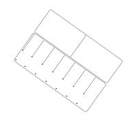 Gatuida Calendrier Magnétique Hebdomadaire pour Frigo Tableau Planning Repas et Pense Surface Effaçable Aimant Puissant et Organiseur Menu et Tâches Ménagères