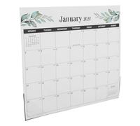 Gatuida Calendrier Magnétique pour Réfrigérateur Familial 18 Mois 2026-2027 Planificateur Mensuel en Papier, Grandes Cases Faciles à Lire pour Organisation la Maison