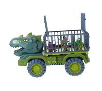 Gatuida Camion Dinosaure Ingénierie Grand Format pour Garçons et Filles Voiture à Remontage avec Figurines de Dinosaures Œuf et Arbre Inclus Interaction Parent-garçon Fille et