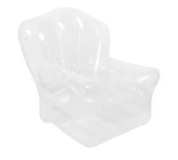 Gatuida Canapé Gonflable Transparent en PVC - Chaise Longue Portable pour Camping, Piscine, pelouse, Balcon