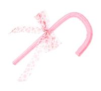 Gatuida Canne de Déguisement à Nœud Rose en Plastique Légère 1 Pièce Accessoire pour Fête Halloween Saint-Valentin et Soirée Costumée Bâton de Marche pour Femmes Bâtonnet de Théâtre