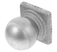 Gatuida Capuchon Décoratif pour Poteau de Clôture Carré 80 MM Embout Sphérique Petit Modèle en PVC Solide Accessoire Étanche pour Jardin et Balustrade Extérieure