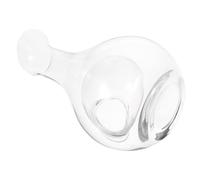 Gatuida Carafe à Vin Verre avec Concavité pour Glaçons Carafon Vin Créatif Style Distributeur Boissons Élégant pour Refroidir
