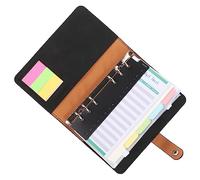 Gatuida Carnet de Budget avec Feuilles de des Dépenses de Comptabilité Portable Organiseur Financier Polyvalent pour Maison Voyage et Bureau Pratique Noir