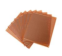 Gatuida Carte De Circuit Imprimé PCB Mono-Face 15x18 Cm pour Projet Électronique 8 Pièces Ensemble Polyvalent Laboratoire Bricolage Expérimentations Électronique DIY Couleur Marron Clair