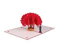 Gatuida Carte Pop Up Saint Valentin Originale avec Message Amour Carte de Personnalisée pour Anniversaire et Couple pour Femme et Mariée